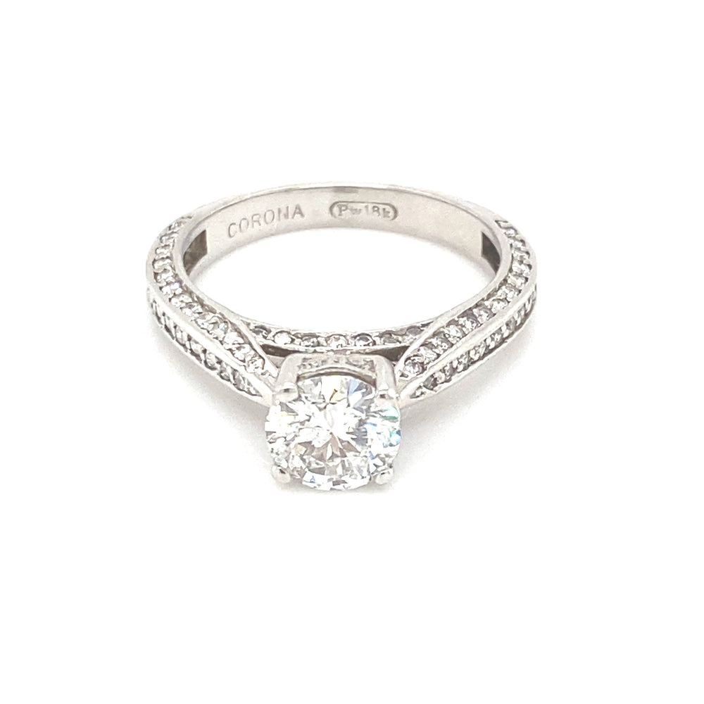 18kt White Gold 1.48ct Diamond Ring