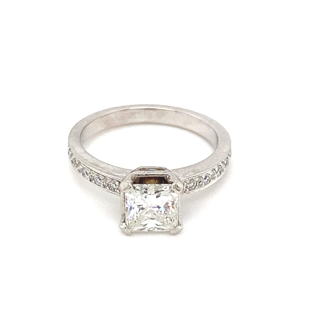 14kt White Gold 1.15ct Diamond Ring