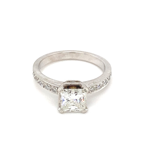 14kt White Gold 1.15ct Diamond Ring