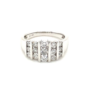 14kt White Gold .95ct Diamond Ring