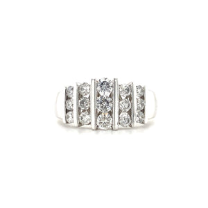 14kt White Gold .95ct Diamond Ring