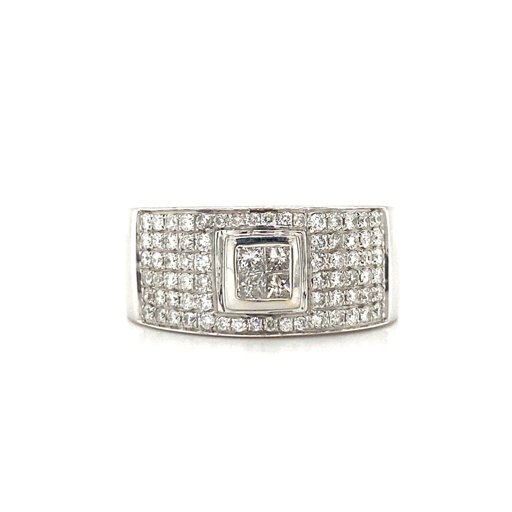14kt White Gold .69ct Diamond Ring