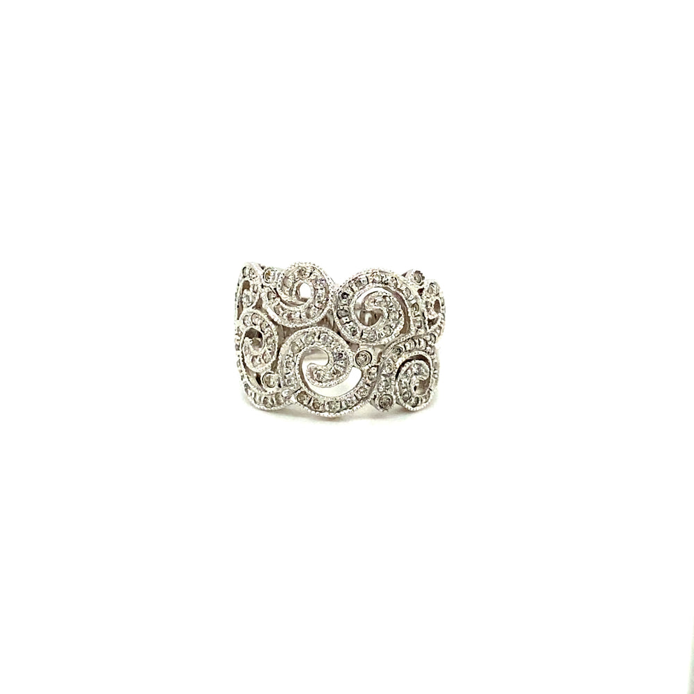 10kt White Gold .55ct Diamond Ring