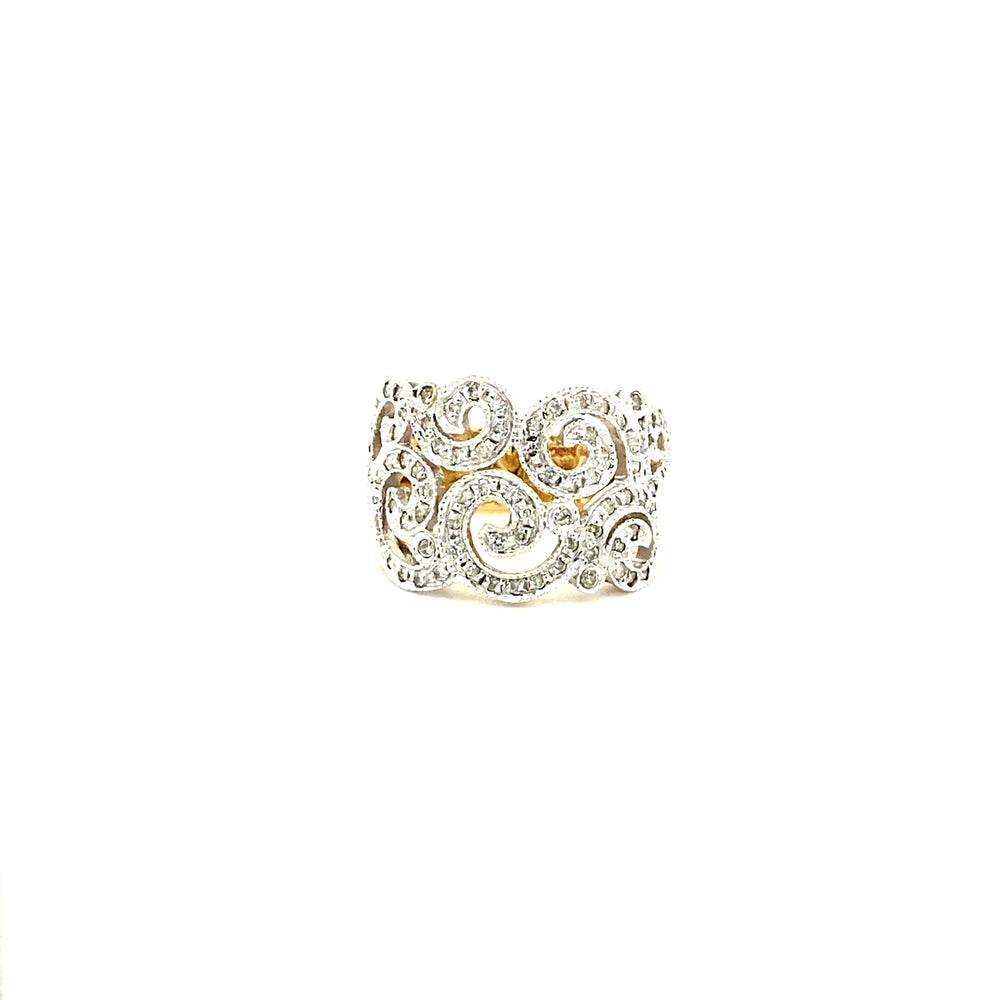 10kt Yellow Gold .55ct Diamond Ring