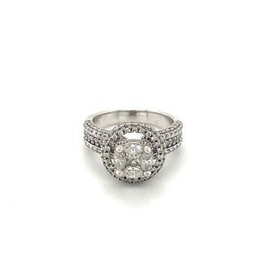 14kt White Gold 1.75tw Diamond Ring