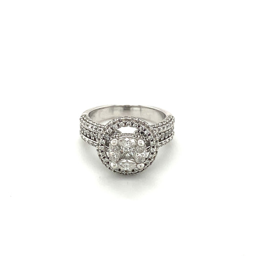 14kt White Gold 1.75tw Diamond Ring