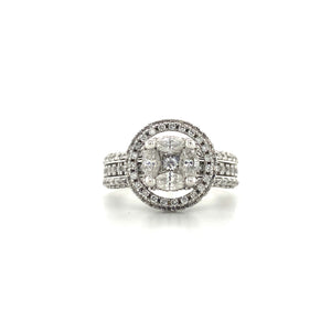 14kt White Gold 1.75tw Diamond Ring