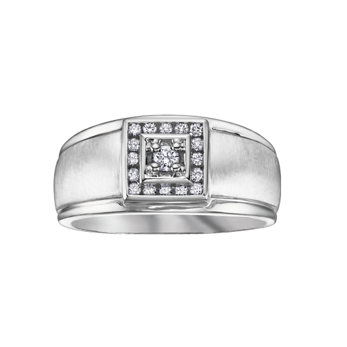 10kt White Gold .25tw Diamond Ring