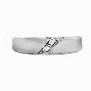 10kt White Gold Matching Diamond Band