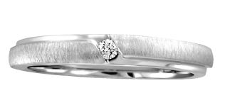 10kt White Gold Diamond Band