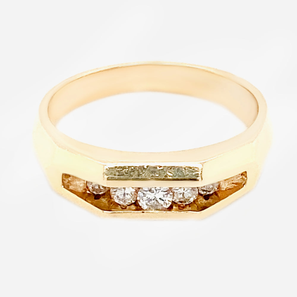 14kt Yellow Gold 0.30tw Diamond Band