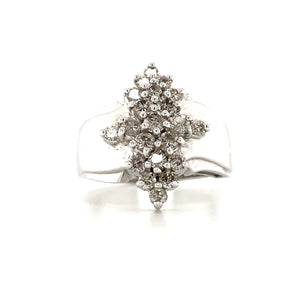 10kt White Gold Diamond Ring