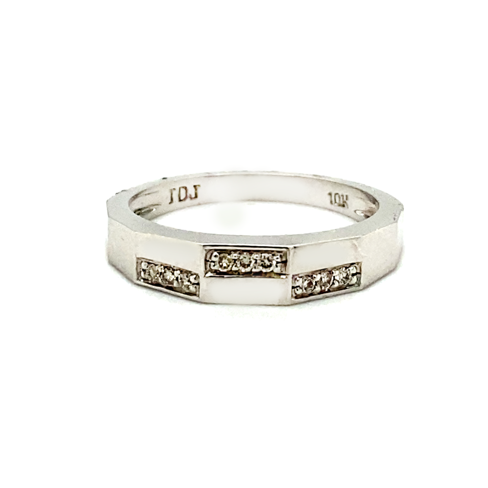 10kt White Gold 0.06ct Diamond Ring
