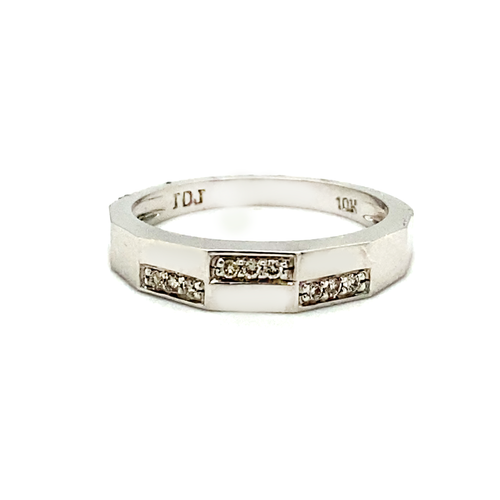 10kt White Gold 0.06ct Diamond Ring