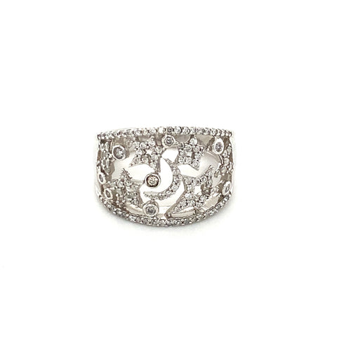 10kt White Gold .51ct Diamond Ring
