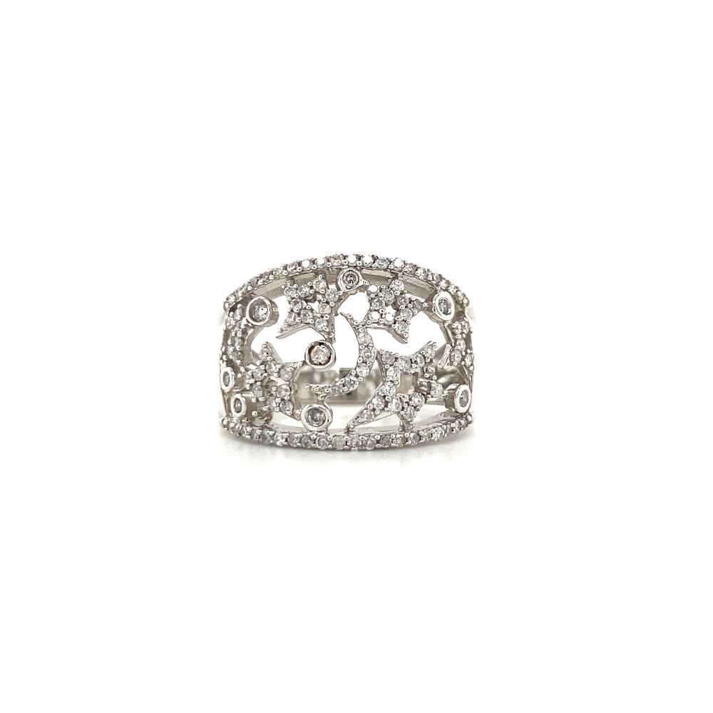 10kt White Gold .51ct Diamond Ring
