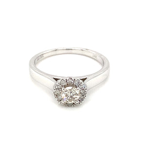 14kt White Gold Diamond Ring