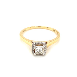 14kt Yellow Gold Diamond Ring