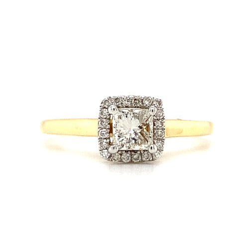 14kt Yellow Gold Diamond Ring