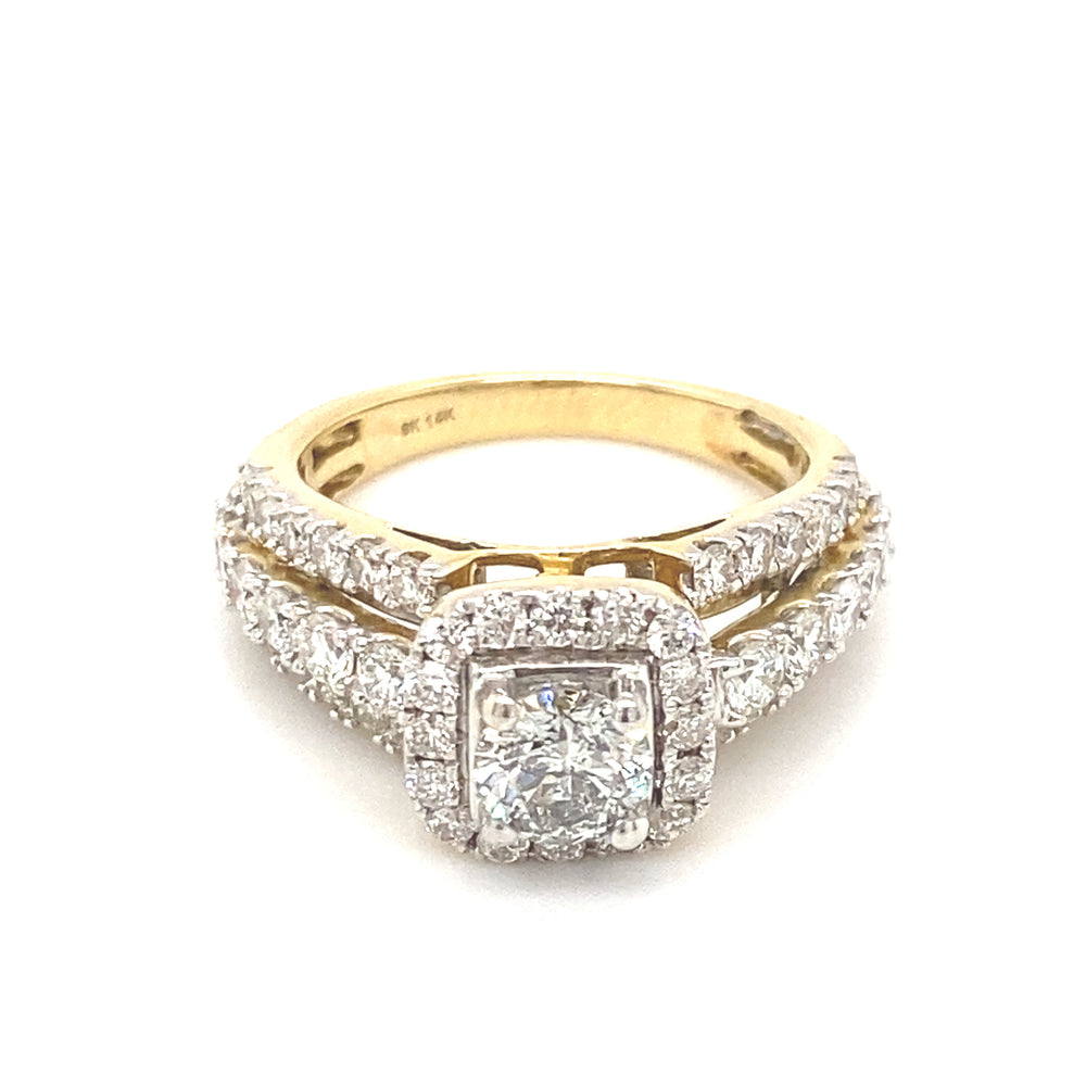 14kt Yellow Gold 2.00ct Diamond Ring