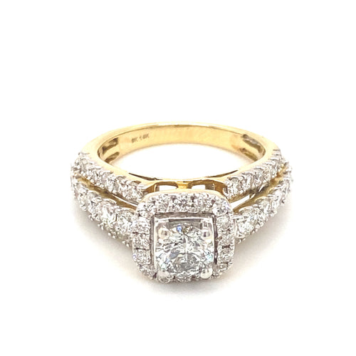 14kt Yellow Gold 2.00ct Diamond Ring