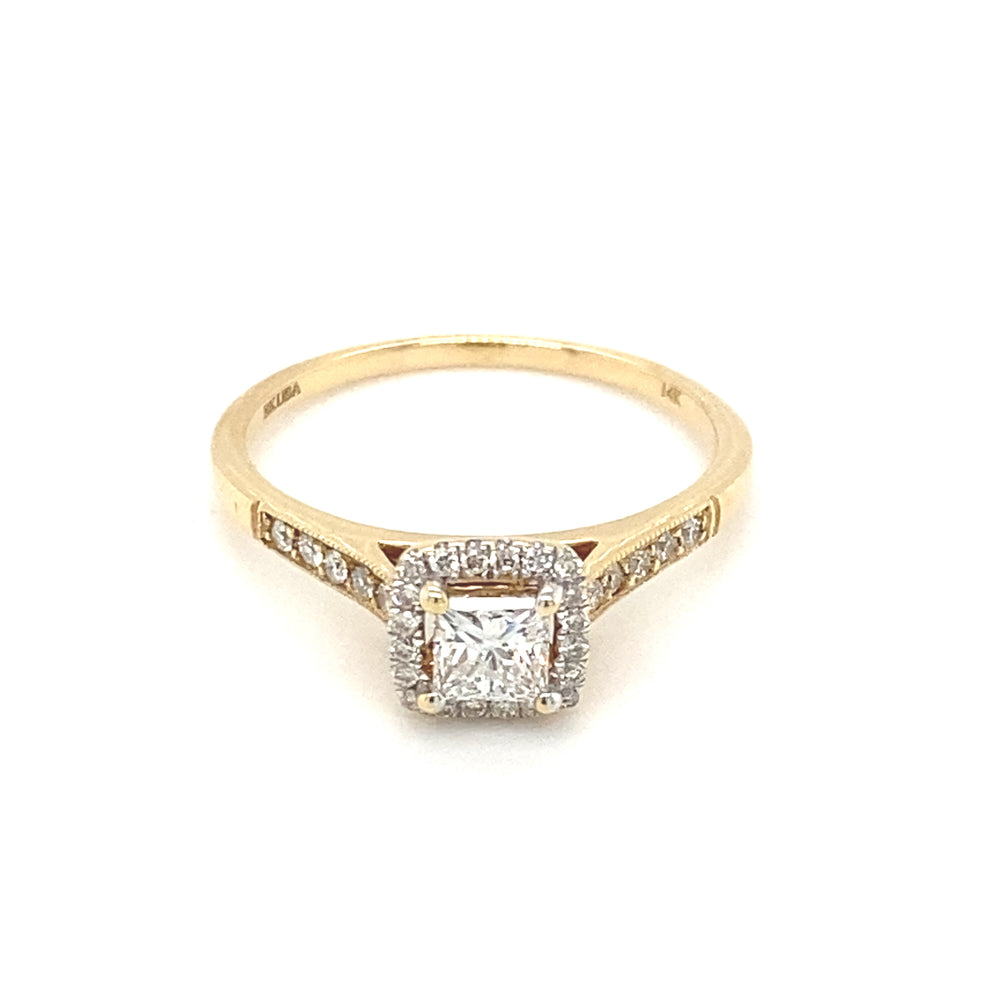 14kt Yellow Gold Diamond Ring