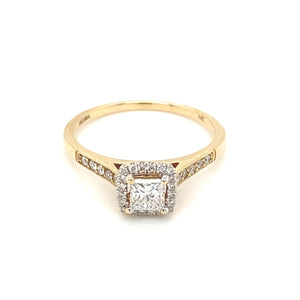 14kt Yellow Gold Diamond Ring