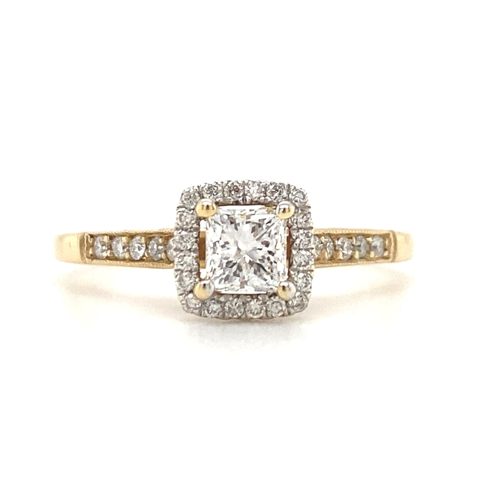 14kt Yellow Gold Diamond Ring