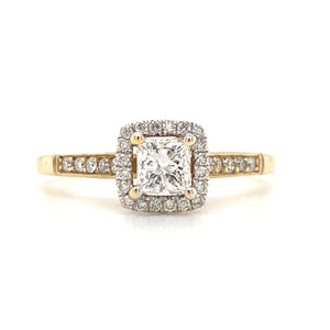 14kt Yellow Gold Diamond Ring
