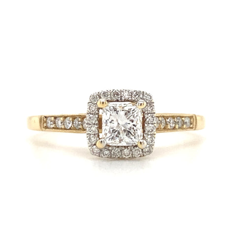 14kt Yellow Gold Diamond Ring