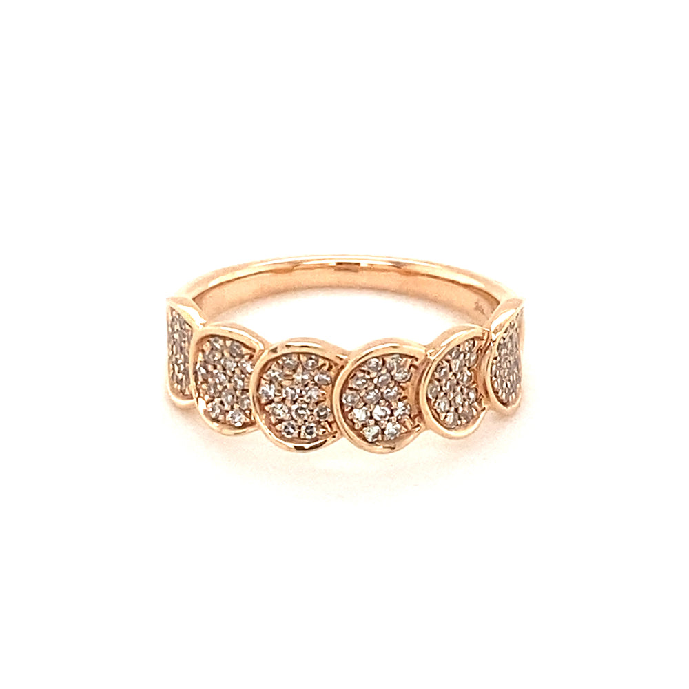 14kt Rose Gold Diamond Ring
