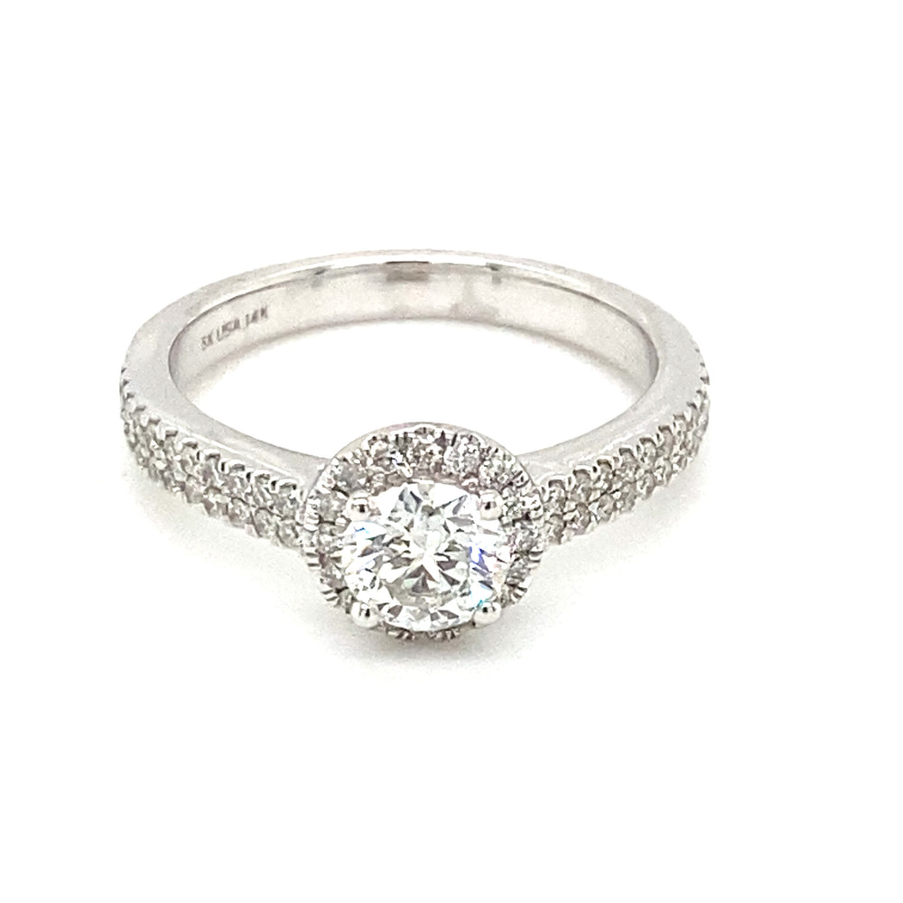 14kt White Gold 1.00ct Diamond Ring