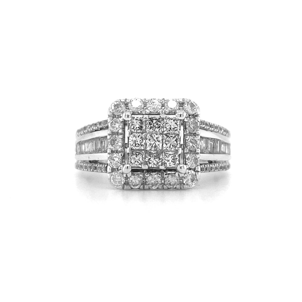10kt White Gold 1.00ct Diamond Ring