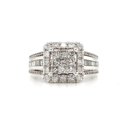 10kt White Gold 1.00ct Diamond Ring