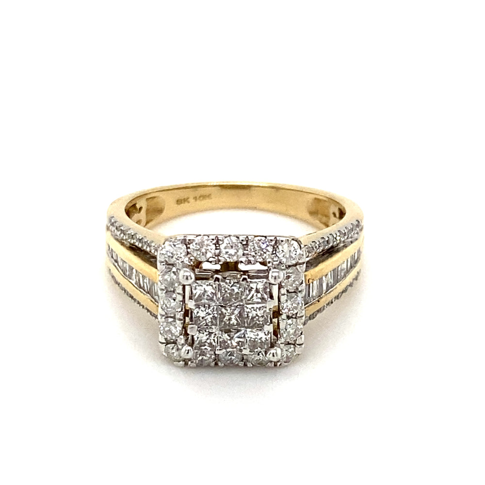 10kt Yellow Gold 1.00ct Diamond Ring