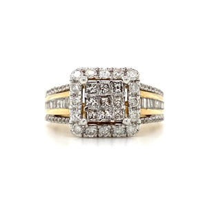 10kt Yellow Gold 1.00ct Diamond Ring