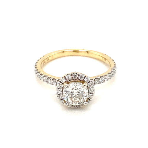 14kt Yellow Gold 1.25ct Diamond Ring
