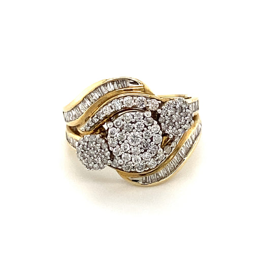 10kt Yellow Gold 1.00ct Diamond Ring