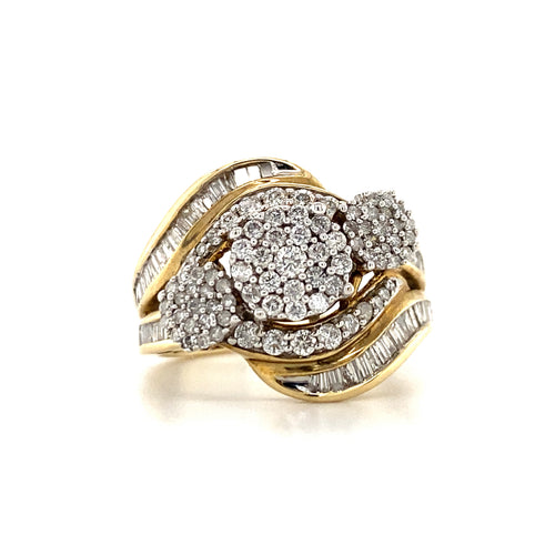 10kt Yellow Gold 1.00ct Diamond Ring