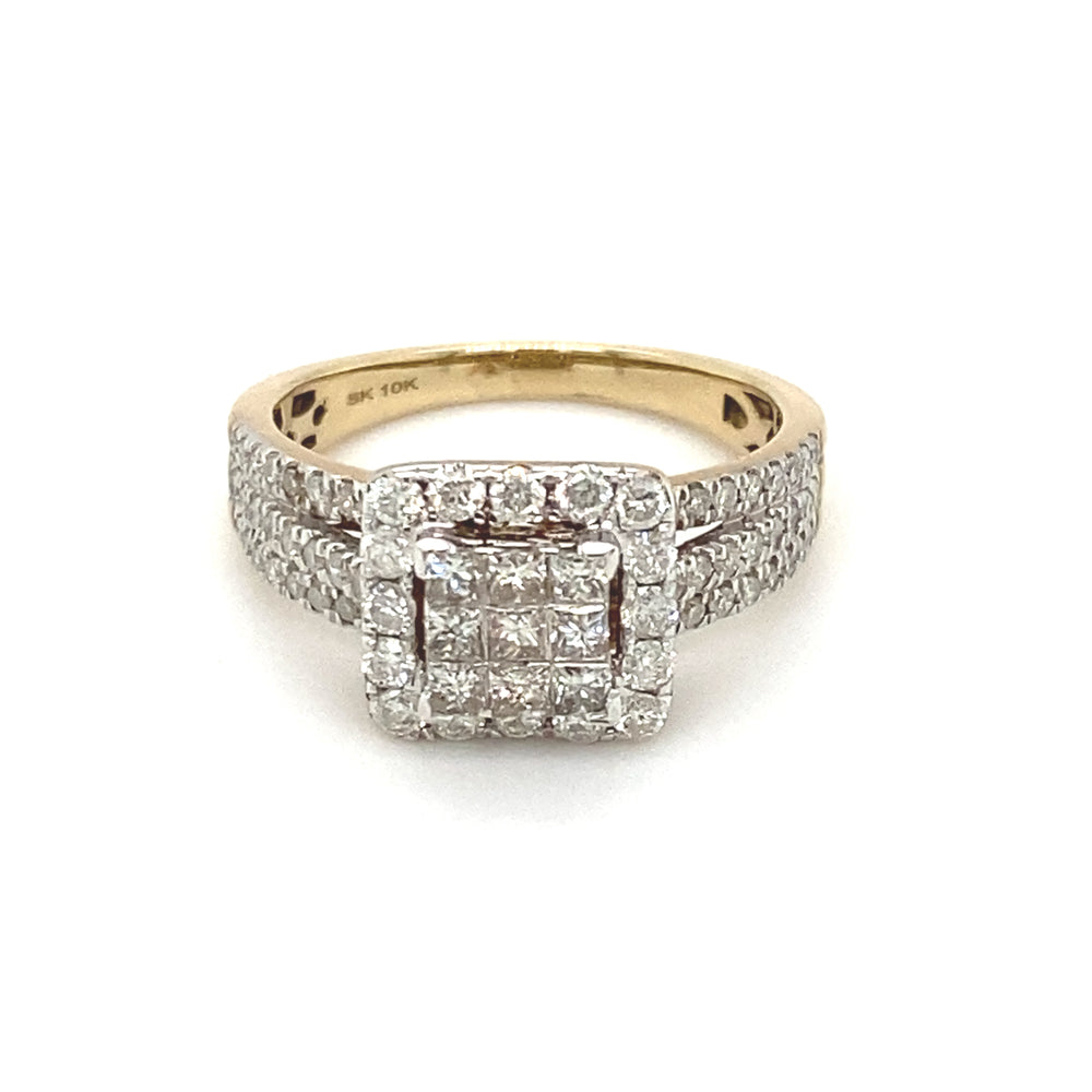 10kt Yellow Gold 1.00ct Diamond Ring