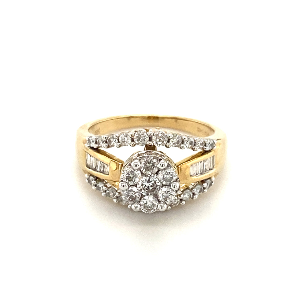 10kt Yellow Gold 1.00ct Diamond Ring