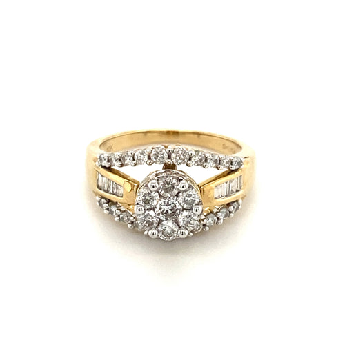 10kt Yellow Gold 1.00ct Diamond Ring