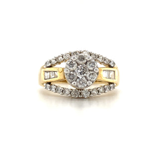 10kt Yellow Gold 1.00ct Diamond Ring