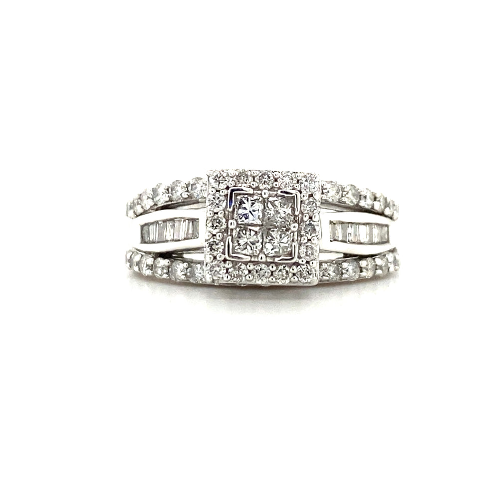 10kt White Gold 1.00ct Diamond Ring