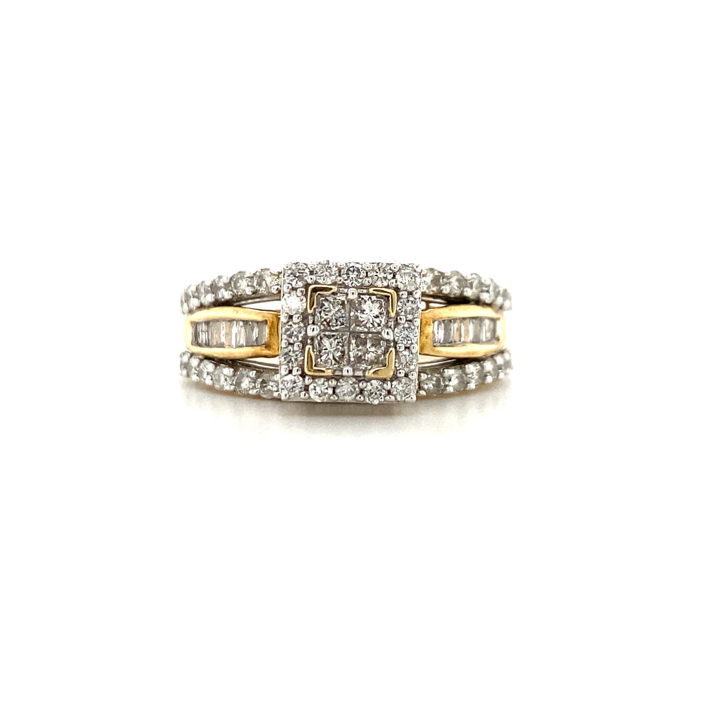 10kt Yellow Gold 1.00ct Diamond Ring