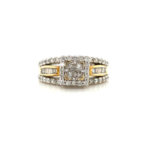 10kt Yellow Gold 1.00ct Diamond Ring