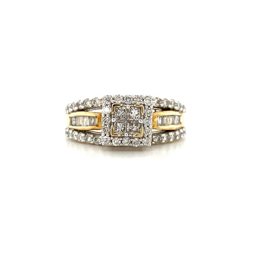 10kt Yellow Gold 1.00ct Diamond Ring