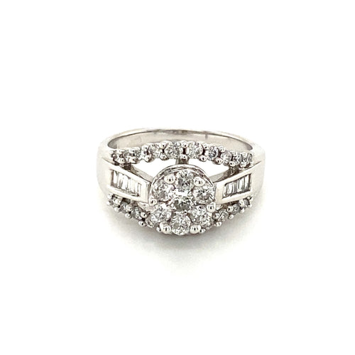 10kt White Gold 1.00ct Diamond Ring