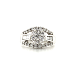 10kt White Gold 1.00ct Diamond Ring