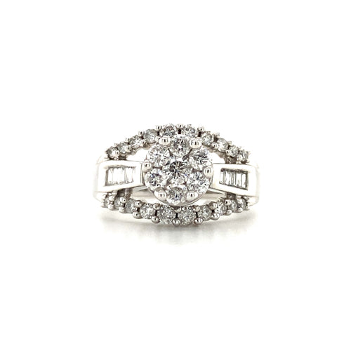 10kt White Gold 1.00ct Diamond Ring